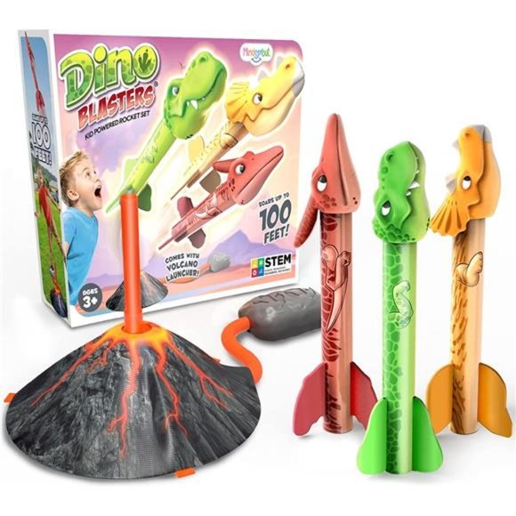 Dino Blasters | Rocket Launcher for Kids - Launch up to 100 ft. Birthday Gift - Picture 4 of 6